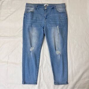 Honey & Bristle ladies light Blue Skinny Jeans size 22